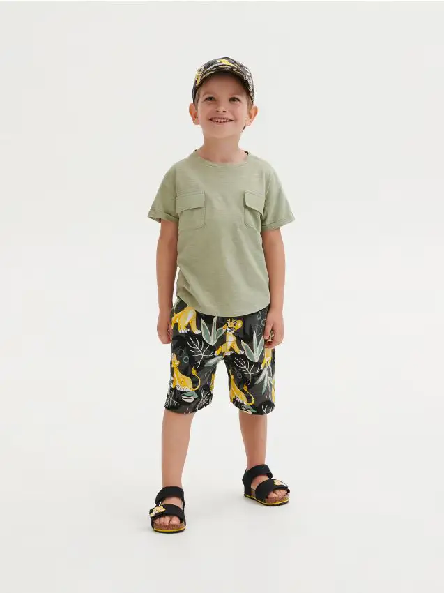 Pantaloncini in cotone The Lion King - grigio scuro