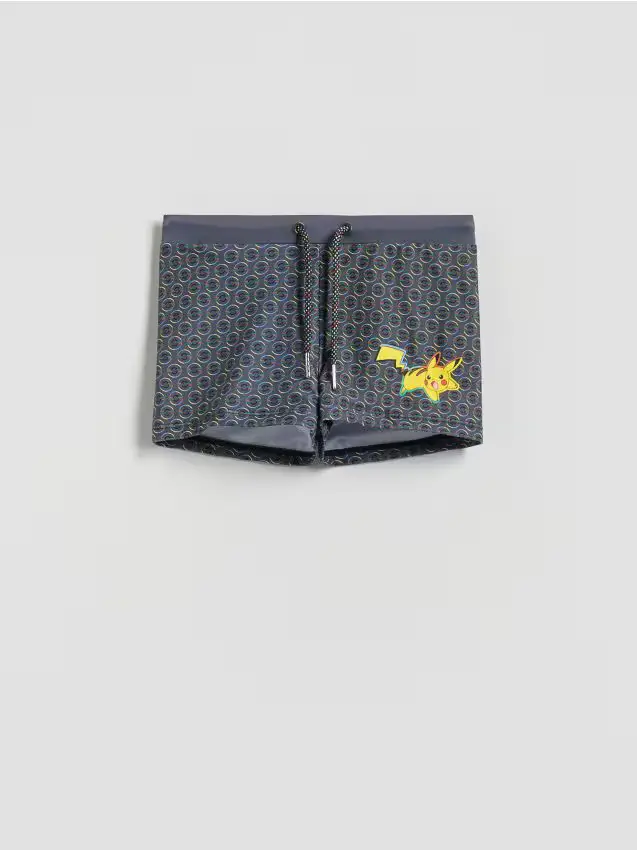 Pantaloncini mare Pokémon - grigio scuro