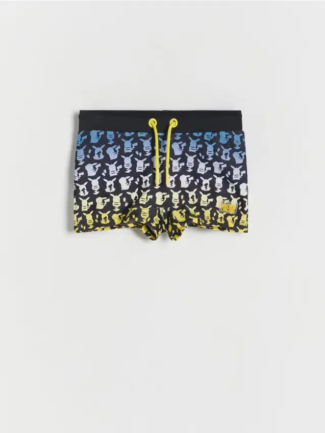 Pantaloncini mare Pokémon - nero