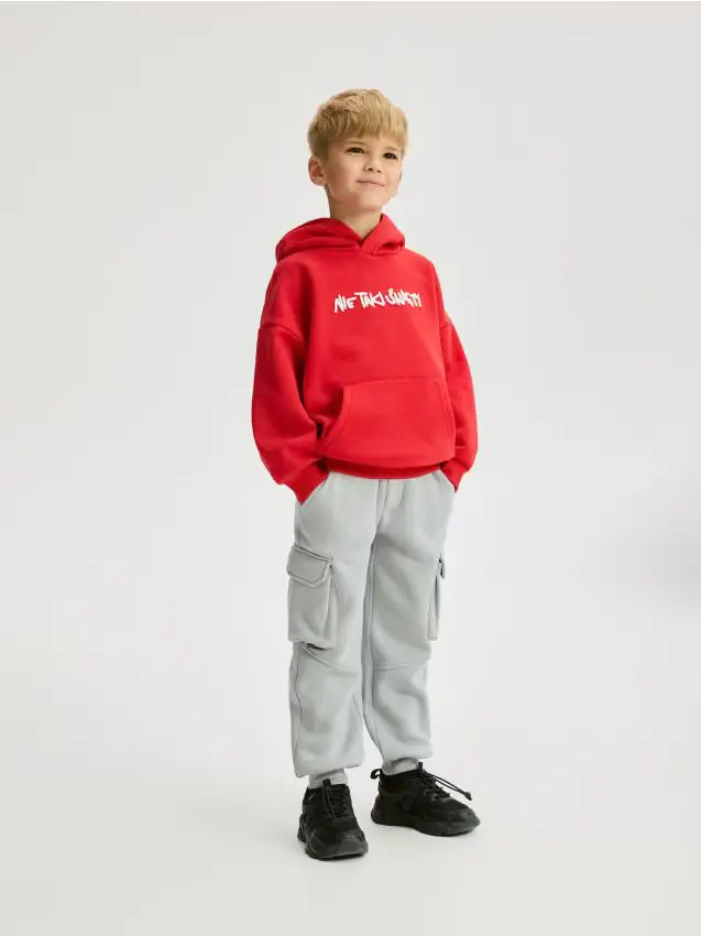 Pantaloni cargo - grigio chiaro