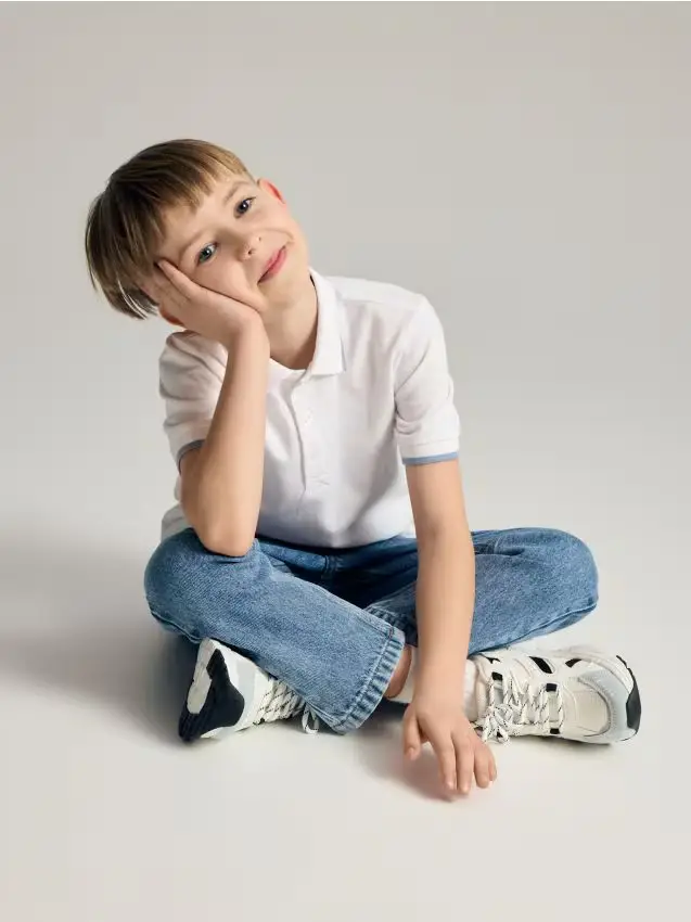 Pantaloni carrot fit - blu