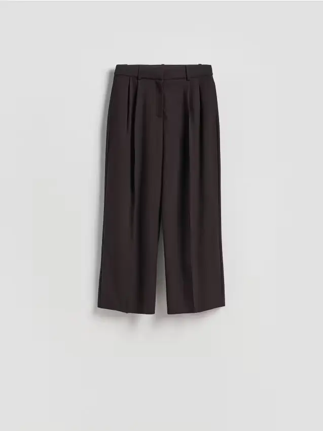 Pantaloni carrot fit - marrone scuro