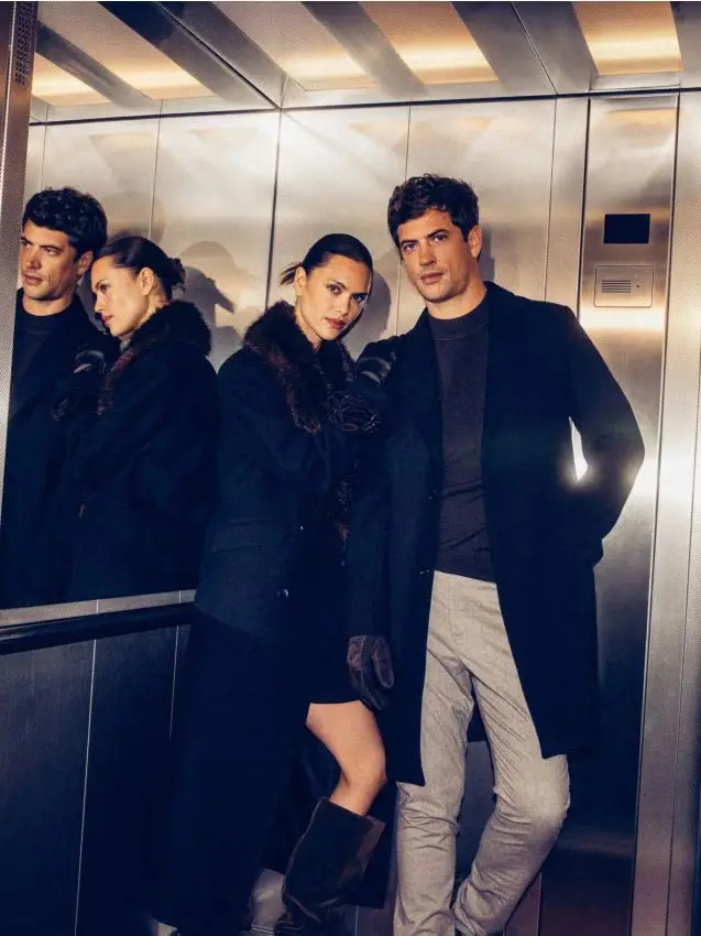 Pantaloni chino con pince - grigio medio