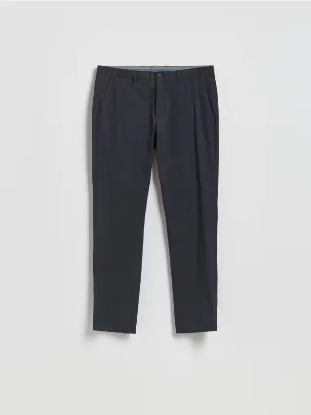 Pantaloni chino con pince - grigio scuro