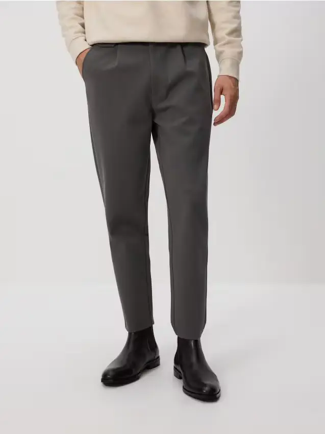 Pantaloni chino regular fit - grigio chiaro