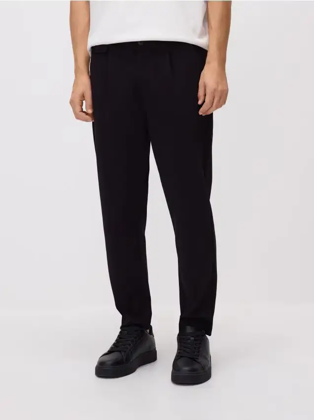 Pantaloni chino regular fit - nero