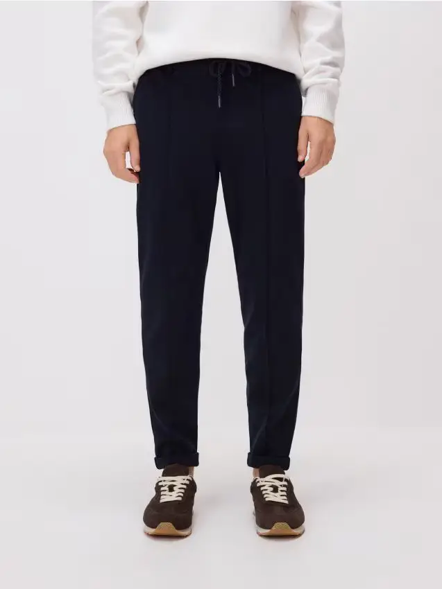 Pantaloni chino slim - blu scuro