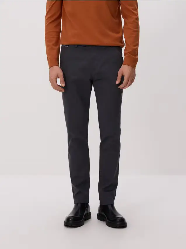 Pantaloni chino slim - grigio scuro