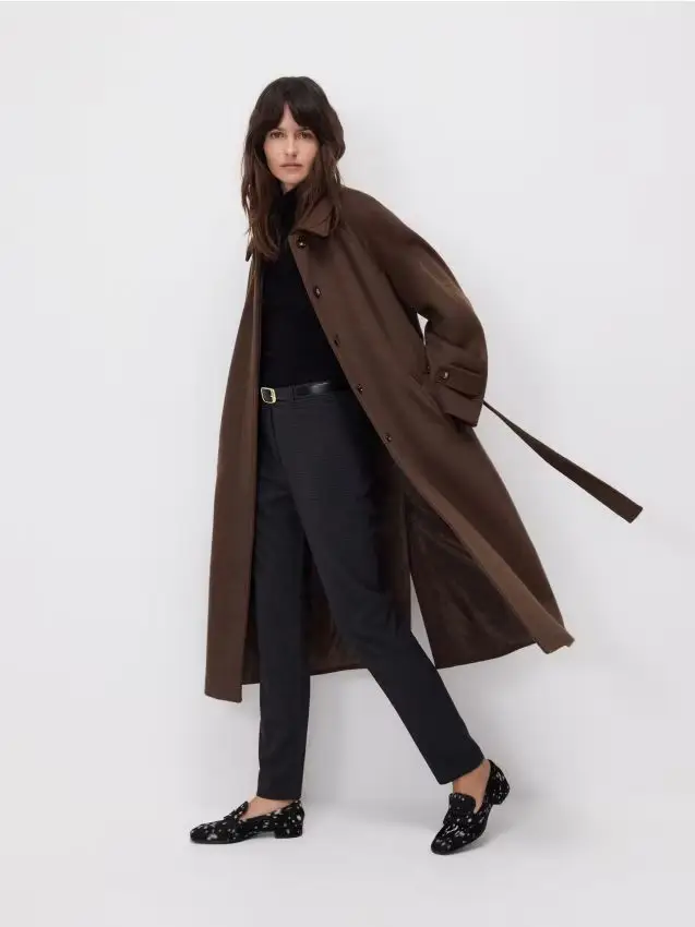 Pantaloni con cintura - multicolore