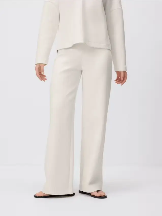 Pantaloni con cotone - nude