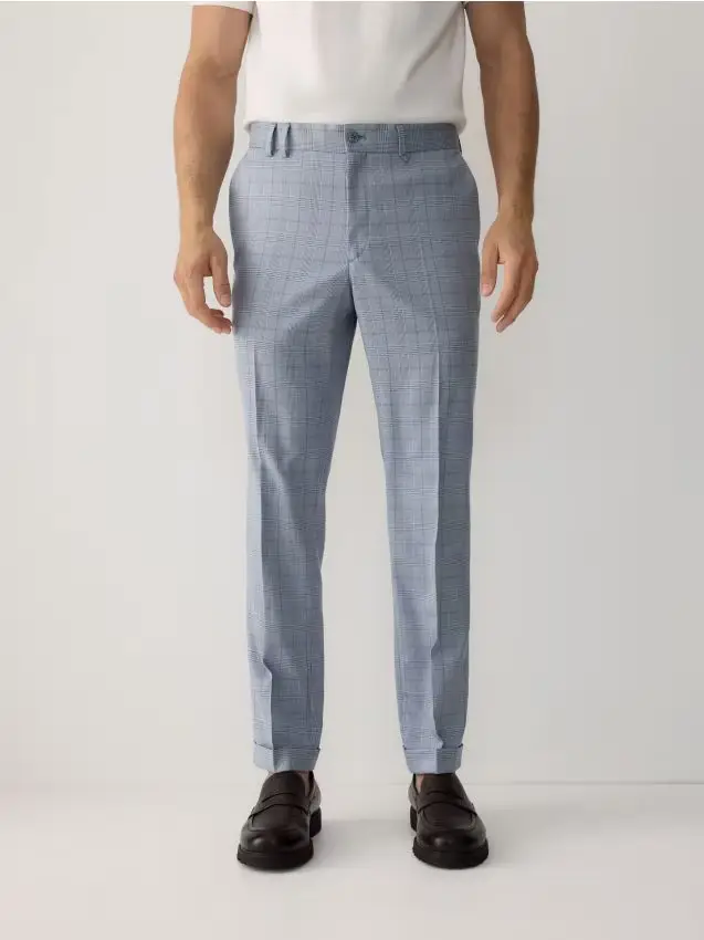 Pantaloni da completo slim fit - blu