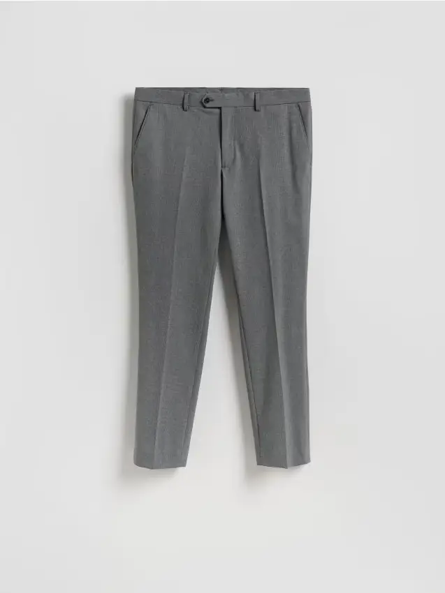 Pantaloni da completo slim fit - grigio scuro