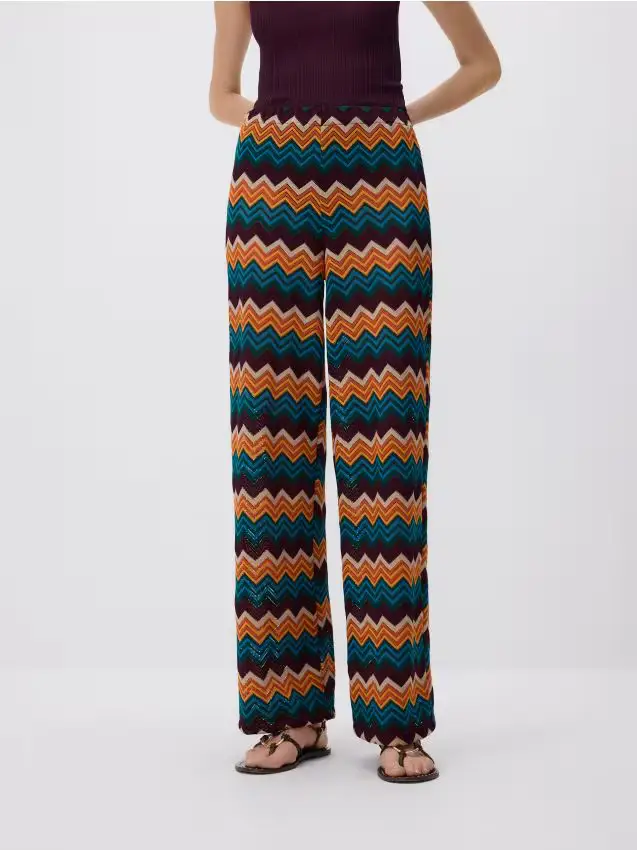 Pantaloni da spiaggia con motivo grafico - multicolore