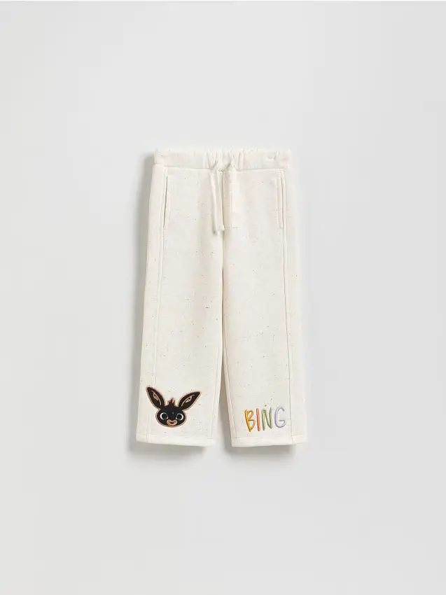 Pantaloni da tuta Bing - panna