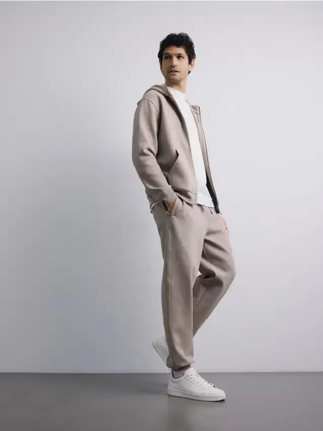 Pantaloni da tuta comfort fit - beige