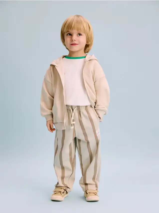 Pantaloni da tuta oversize - caffè