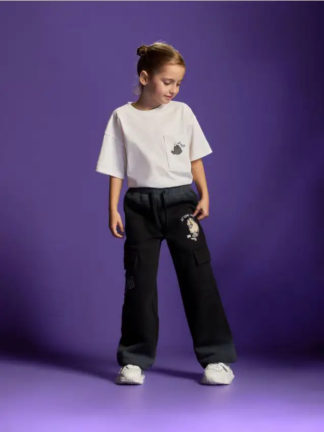 Pantaloni da tuta Pusheen - nero