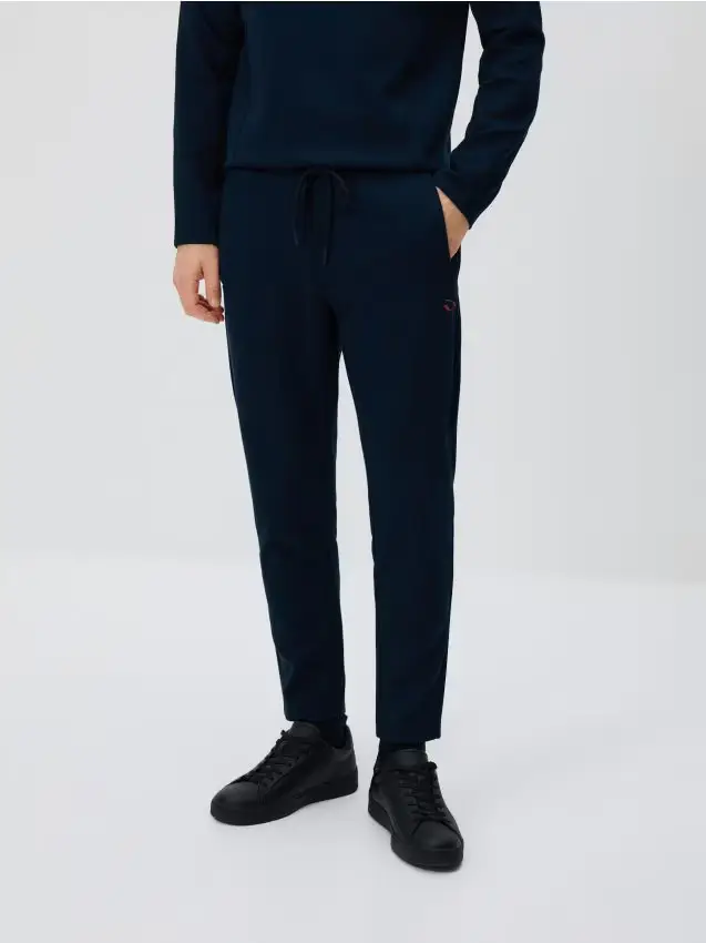 Pantaloni da tuta slim - blu scuro