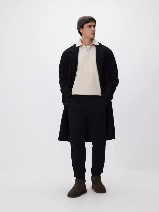 Pantaloni da tuta slim fit - nero