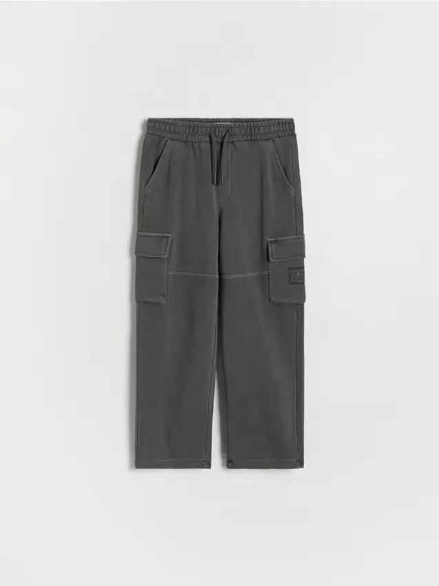 Pantaloni da tuta stile cargo - grigio scuro