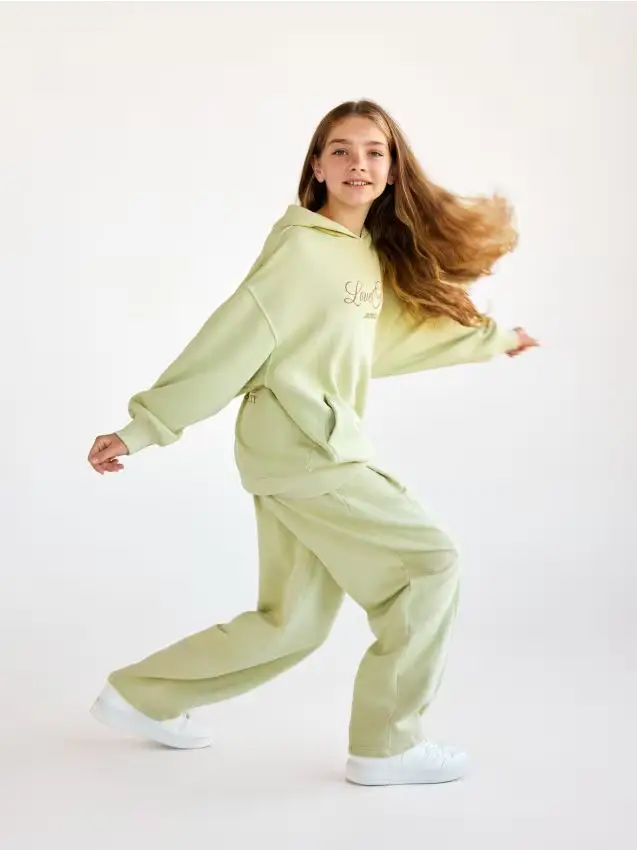 Pantaloni da tuta - verde chiaro