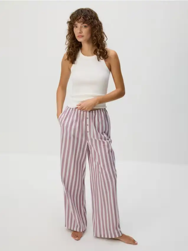 Pantaloni del pigiama - malva