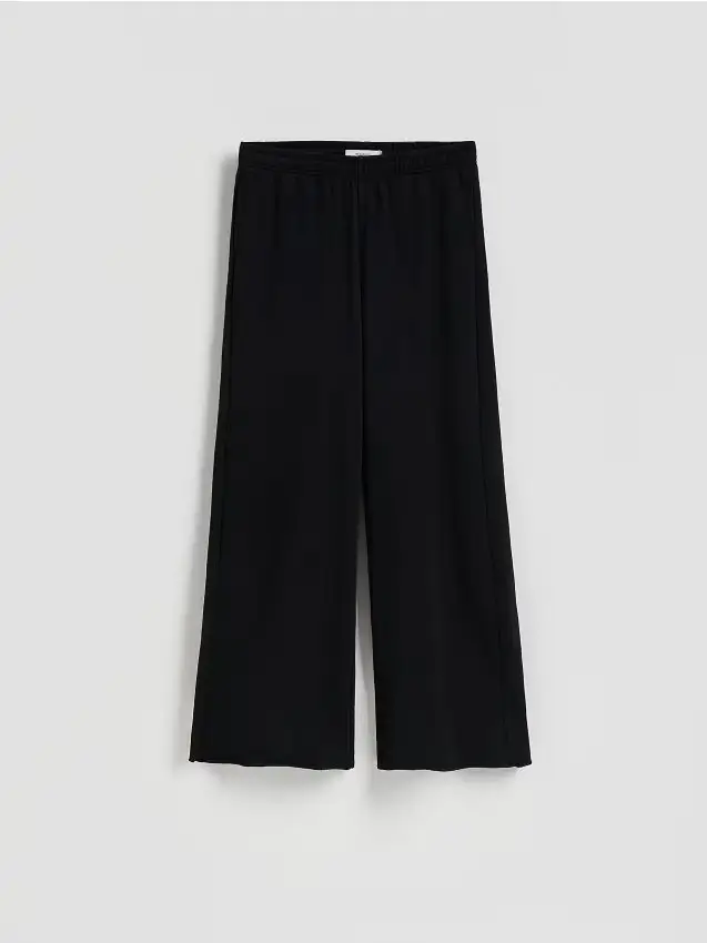 Pantaloni della tuta con gamba larga - nero