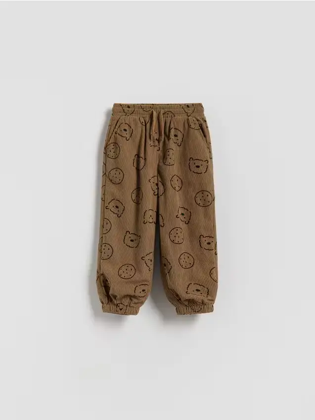 Pantaloni di velluto a coste - marrone dorato