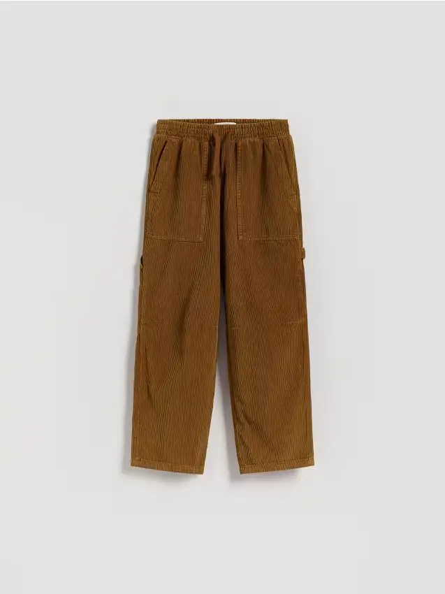 Pantaloni di velluto a coste - marrone dorato