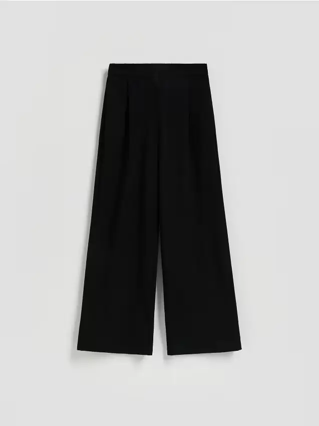 Pantaloni diritti - nero