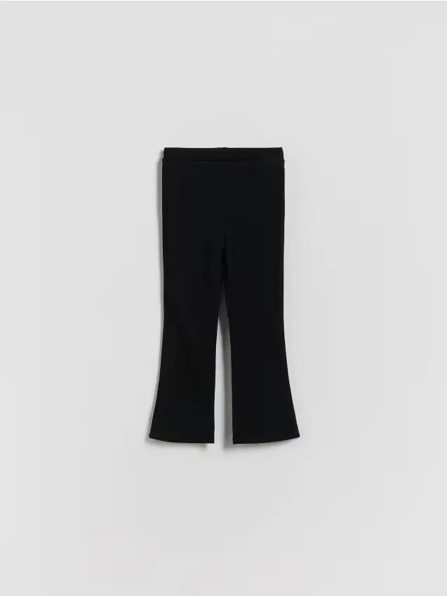 Pantaloni imbottiti flare - nero