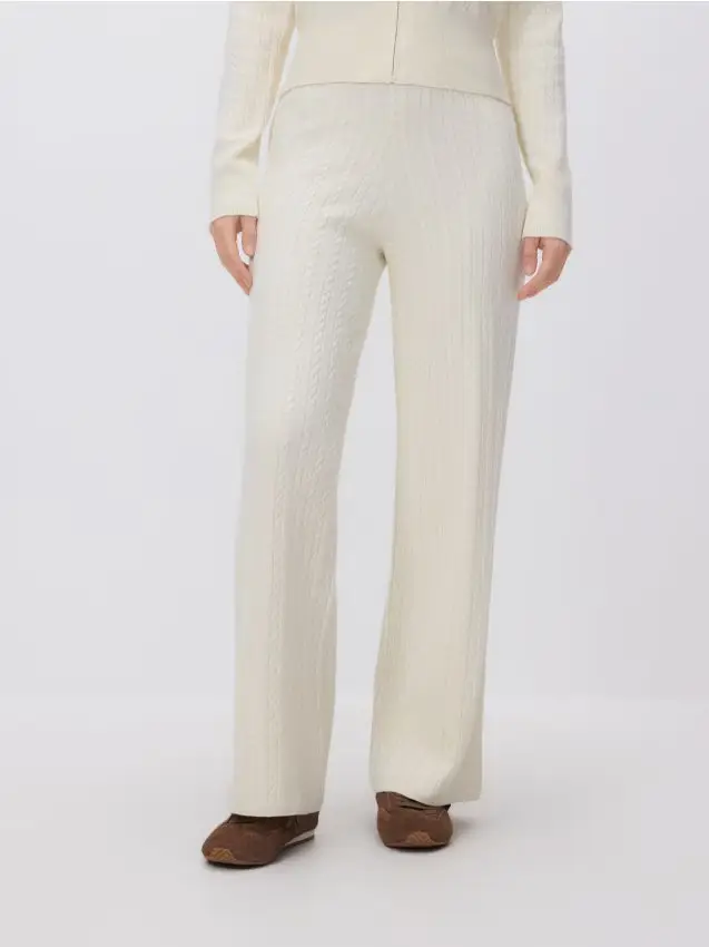 Pantaloni in jersey - nude