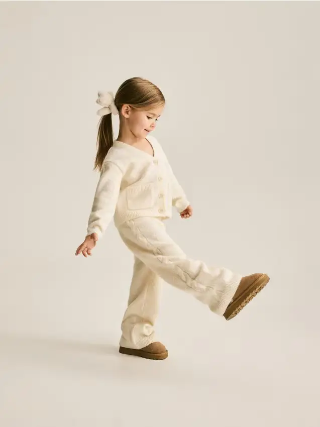 Pantaloni in jersey - nude