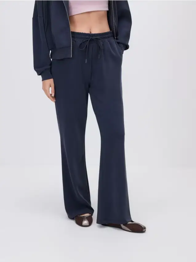 Pantaloni in modal - blu scuro