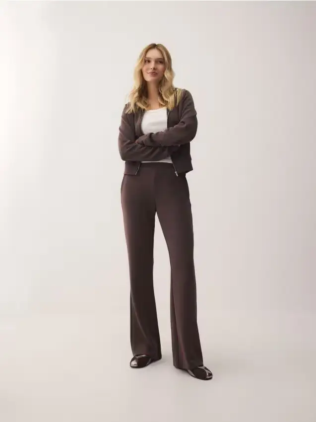 Pantaloni in modal - marrone