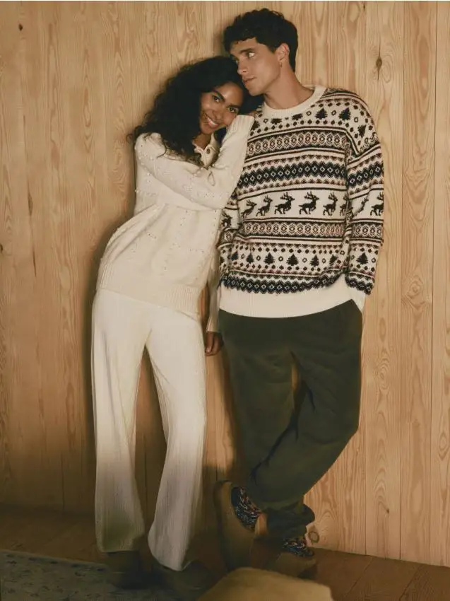 Pantaloni in pile regular - verde oliva chiaro