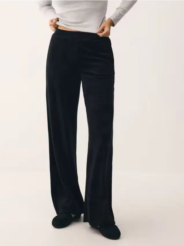 Pantaloni in velluto - nero