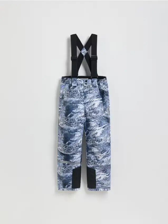 Pantaloni isolanti con bretelle - multicolore