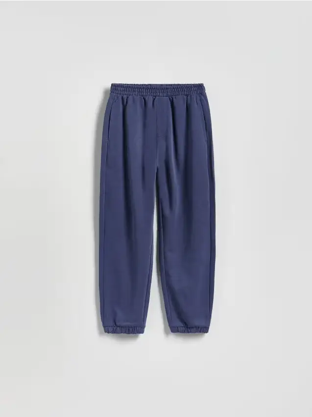 Pantaloni jogger in cotone - blu scuro