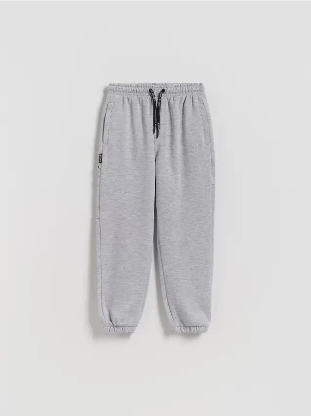 Pantaloni jogger in cotone - grigio scuro