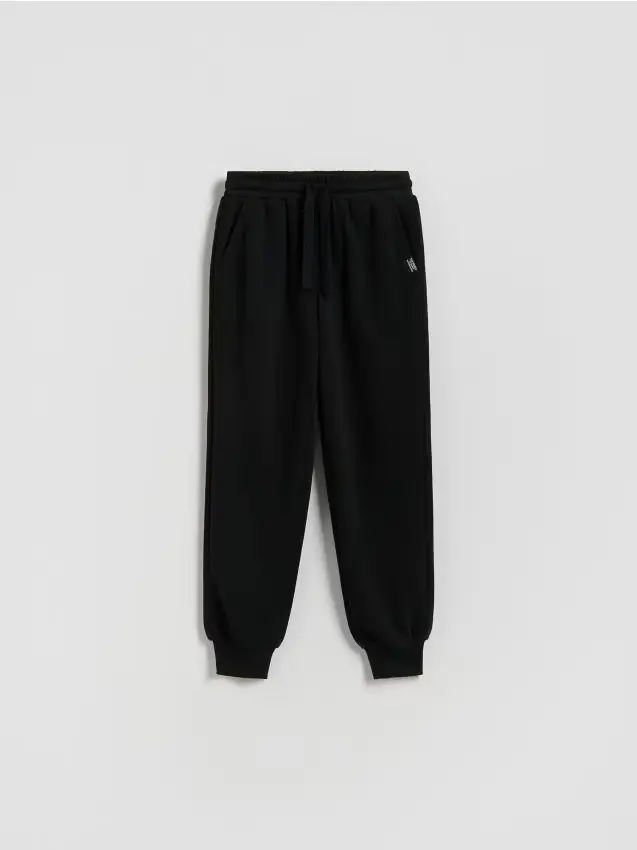 Pantaloni jogger in cotone - nero