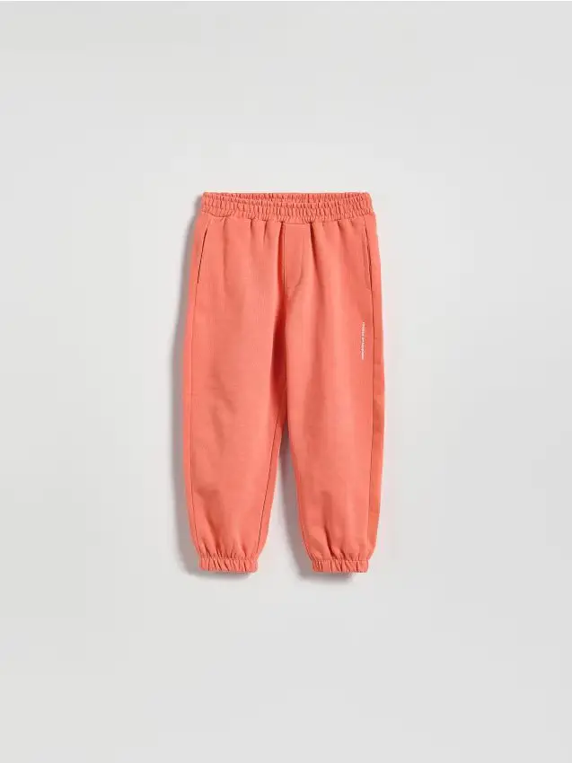 Pantaloni jogger in cotone - rosso