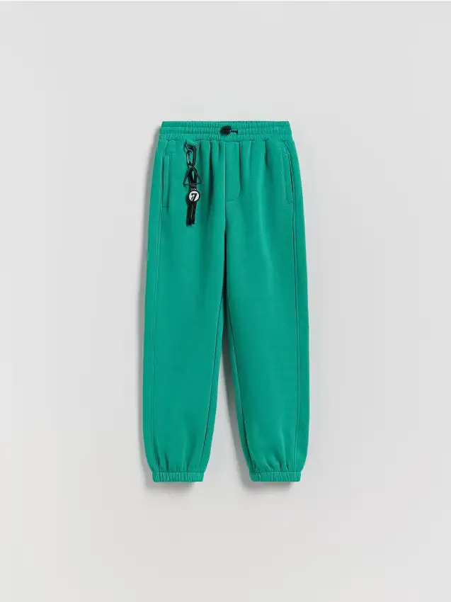 Pantaloni jogger in cotone - verde menta