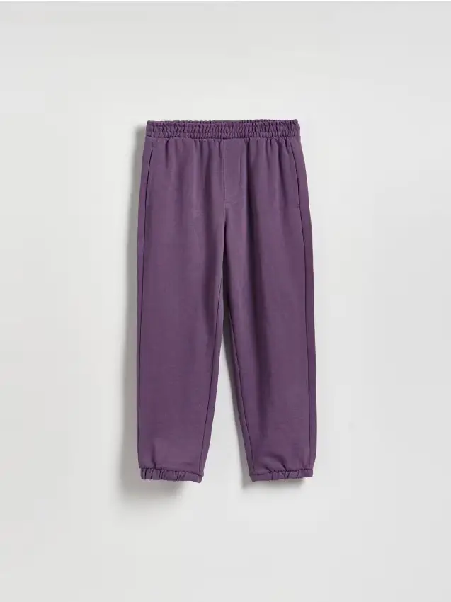 Pantaloni jogger in cotone - viola