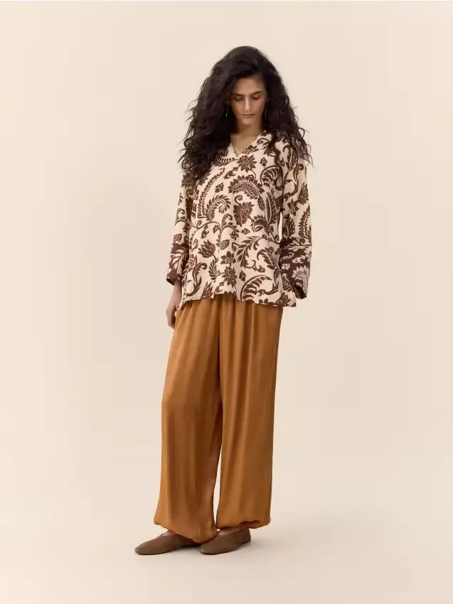 Pantaloni jogger - marrone dorato