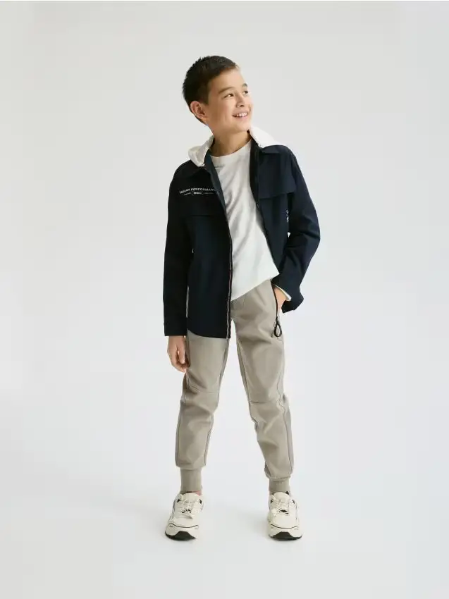 Pantaloni jogger sportivi - beige