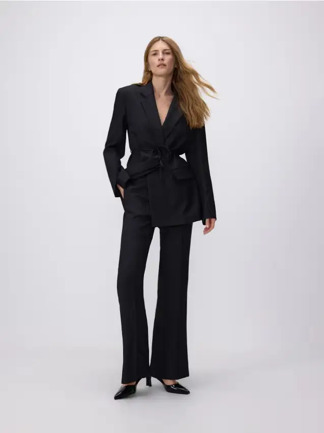 Pantaloni larghi - grigio scuro