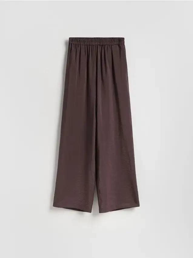 Pantaloni larghi - marrone scuro