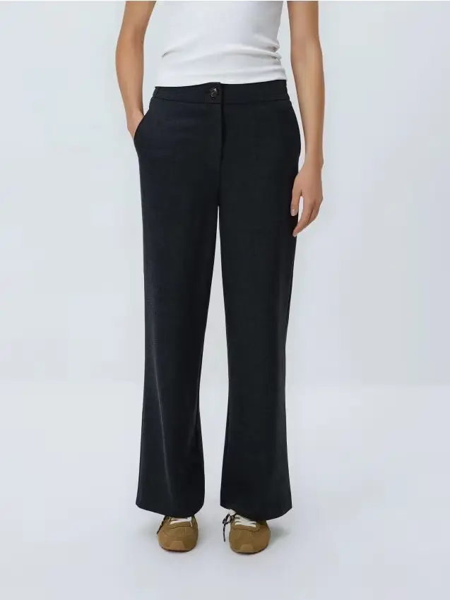 Pantaloni larghi - nero