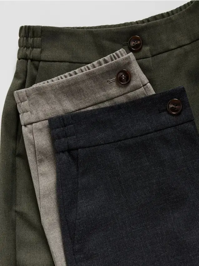 Pantaloni larghi - verde